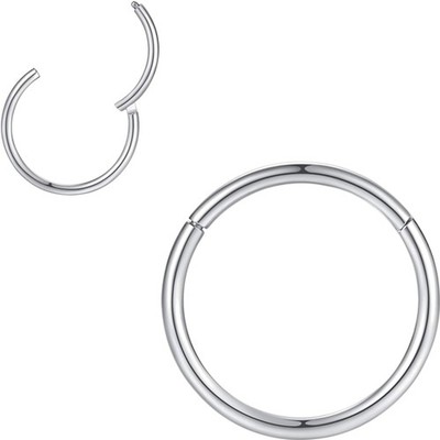 Hinged Nose Ring aus 316L Chirurgenstahl, Septum Ring, Lippenring, Helix Ohrs...