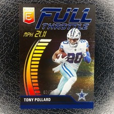 TONY POLLARD /25 Full Throttle BLUE Insert 2023 Donruss Elite NFL Football Card