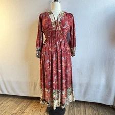 Romantic GiGio Boho Maxi Dress Large