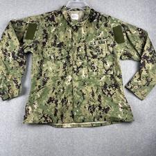 U.S. Navy Blouse 35 Extra Short Working Uniform Type III NWU Seals Military Camo