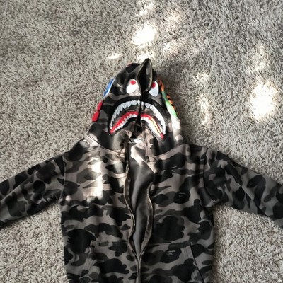 viral teen shark zip up no zipper