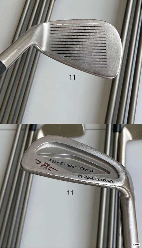 Hi Trac Over Size Irons/ 3-9+11 (Gap Wedge)/ Stiff Graphite Shafts - Image 3 of 4