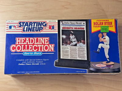 Nolan Ryan Rangers Starting Lineup SLU 1993 Headline Collection