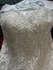 Wedding dress size 10 preowned