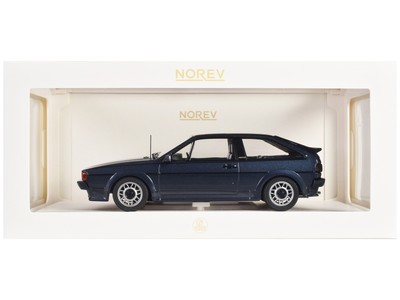 1987 Volkswagen Scirocco 1/18 Diecast Model Car Helios Blue Metallic Norev