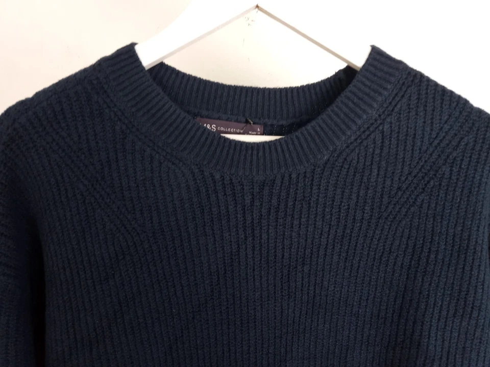 M&S Collection Women's Jumper Dress Size L Navy Ribbed New F2 - Image 4 of 4