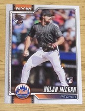 2026 Topps Series 1 Nolan McLean New York Mets Base Rookie RC #214