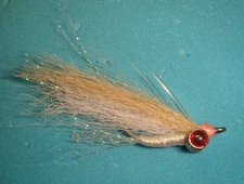 FLY FISHING FLIES - Pink/Prl DEEP BONEFISH GOTCHA Fly size #4** (6 Pcs)