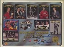 Gordie Howe 1992-93 Upper Deck Hockey Heroes 8x11 Autographed w/ JSA Cert Auto
