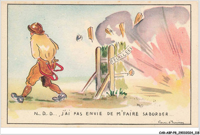 CAR-ABPP8-0686-ILLUSTRATEUR - ESCURIAZ - N-D-D - J'ai pas envie de m'faire sab