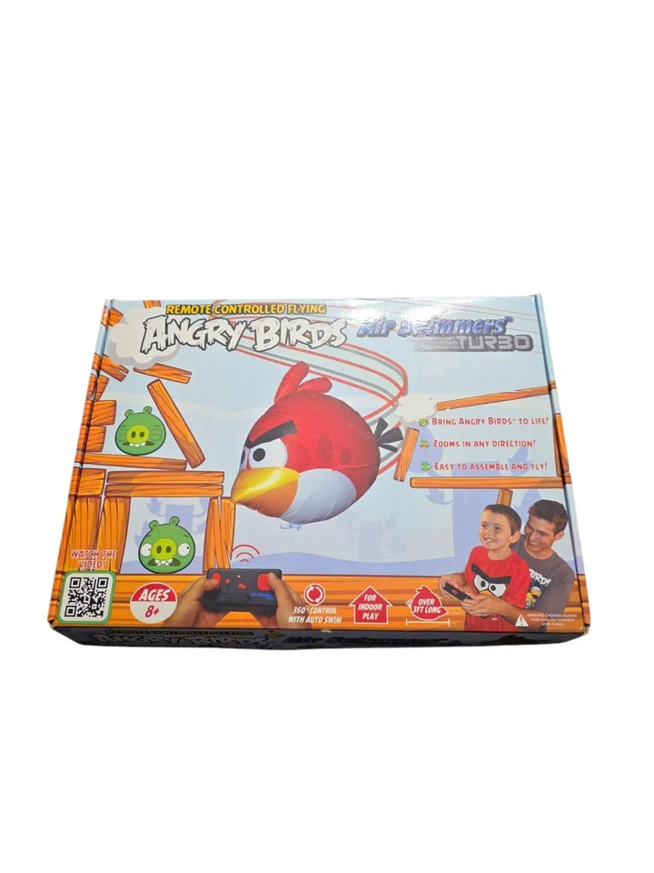 Angry Birds Air Swimmers Turbo Remote Control Flying Balloon RC Rovio **READ** - Image 2 of 4
