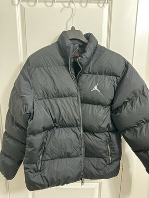 Air Jordan Essentials Jumpman Poly Puffer Jacket Black FB7331-010 Men’s  Size LG