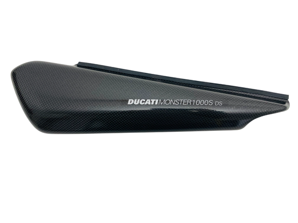 Fianchetto Ducati Monster 1000 S 48211081B VA Links Carbon Neu Original-image