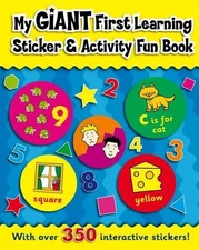 Giant First Learning Sticker and Activity Fun Book (Stick and Ac