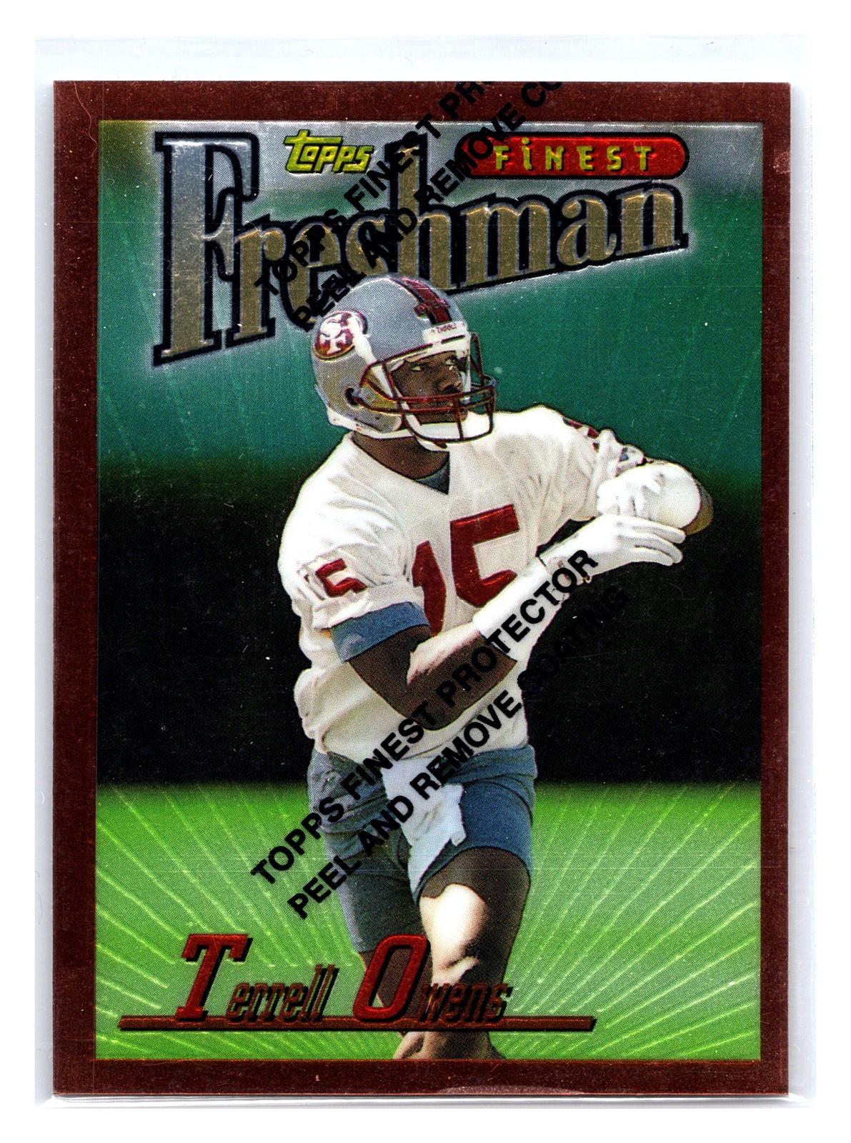 1996 Finest #338 Terrell Owens Rookie RC 49ers