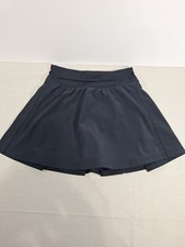 Girls Black Sports Skort Size S 7/8 90 Degree By Reflex