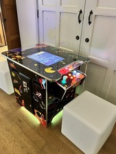 516 Classic Arcade Games sit down table Machine Retro Games Room Pub glass  