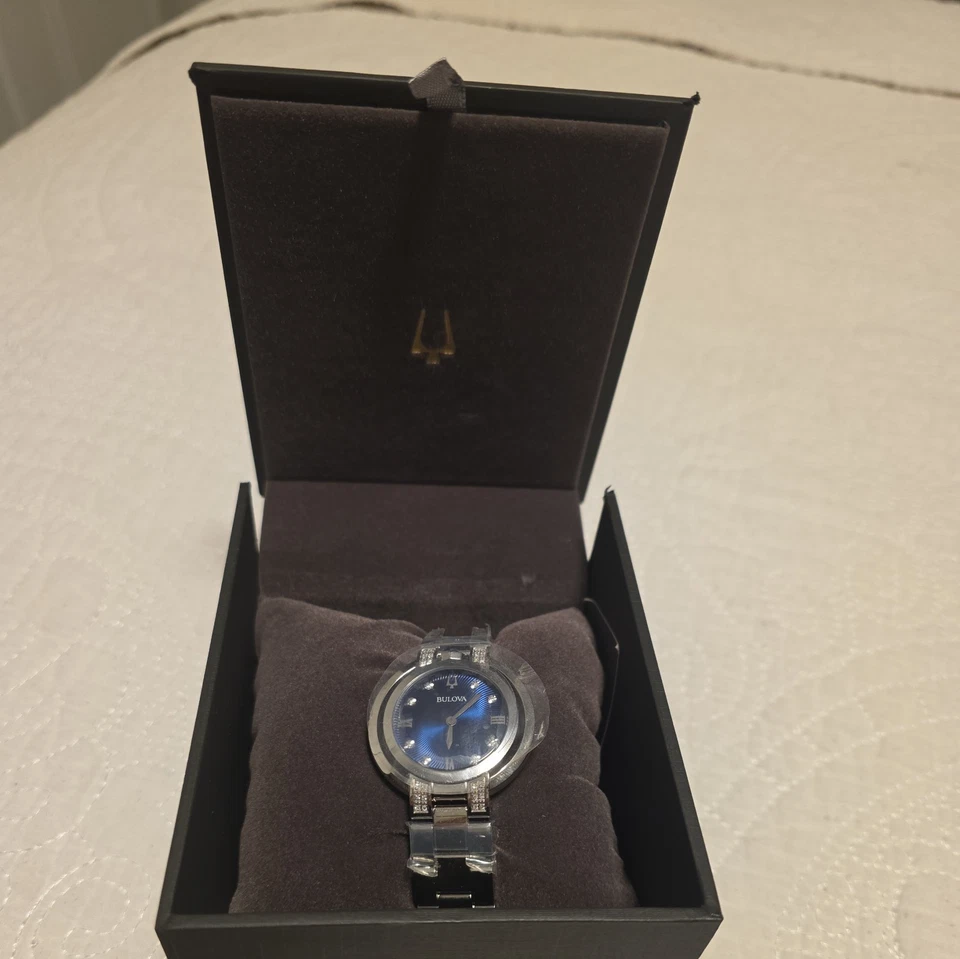 Reloj Mujer Bulova Rubaiyat Azul - 96R225 Foto 2 de 3