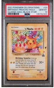 Psa 10 Birthday Pikachu | eBay