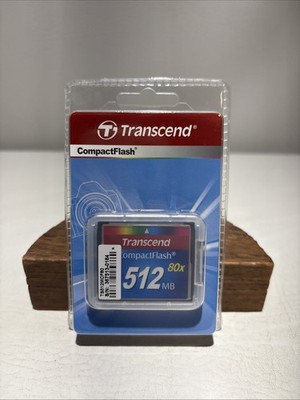 TRANSCEND TS512MCF80 MEMORY COMPACTFLASH 512MB SPEED-80X FOR DIGITAL CAMERAS 