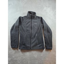 Columbia Jacket Womens S Gray Fleece Full Zip Pockets Outdoor Read
