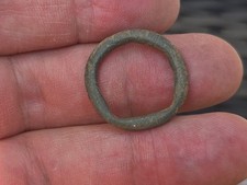 Post Medieval 14/15 hundreds bronze Harness Ring. Please Read description. L26h
