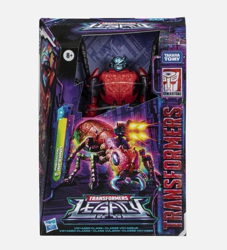 Hasbro Transformers Generations Legacy Voyager Class Predacon Inferno 7" Action