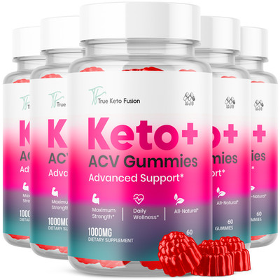 (5 Pack) True Keto Fusion ACV Keto Gummys Vitamin Max Supplement 300 Gummies