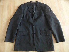 STRETCH COMFORT Best Elastic Fit Suit with Pinstripe Size 48 W. NEW BS3