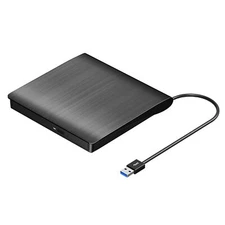 External CD DVD Drive USB 3.0 Portable DVD & CD-ROM +/-RW Disc Drive Player B...