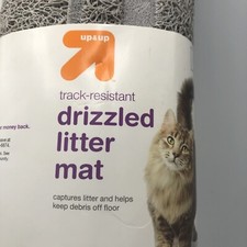 Track-resistant Drizzled Litter Mat Large