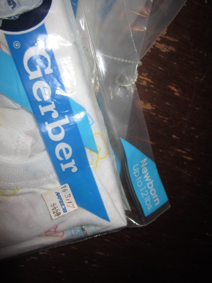 3 Vintage 1990's Gerber infant newborn Up to 12lbs in weight gown's eBay