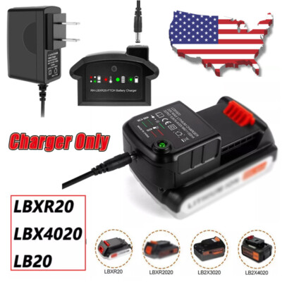 #ad #ad 20V MAX Lithium LCS1620 Battery Charger For Black Decker LBXR20 LB20 Tools Drill $14.99