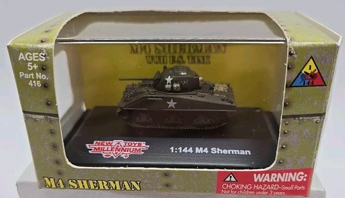 NEU MILLENNIUM SPIELZEUG, KLASSISCHE RÜSTUNG M4 SHERMAN 1:144 A19 (Bin # 3) - Bild 2 von 3