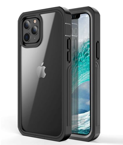 Built-In Screen Protector Clear Full Case for iPhone 12/Mini ,12 Pro,12 Pro Max - Picture 1 of 12