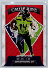 2021 Panini Rookies & Stars #CR-9 DK Metcalf Crusade Red Wave Seahawks