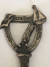 Vintage Souvenir Spoon US Collectible Pewter  Door County Wisconsin