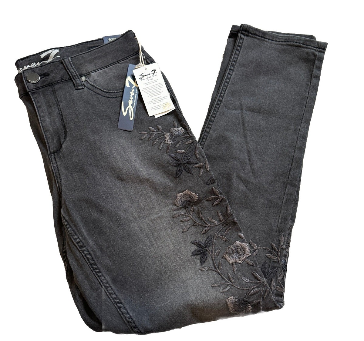 Womens Jeans Seven Jeans The Skinny Hw Skinny Slim Illusion Luxe