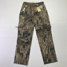 Magellan Mens Small 30x30 Elastic Realtree Timber Convertible Camo Cargo Pants