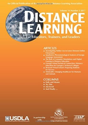 Distance Learning: Volume 14 Issue 2 2017 (Distance Learning Journal) VERY GOOD