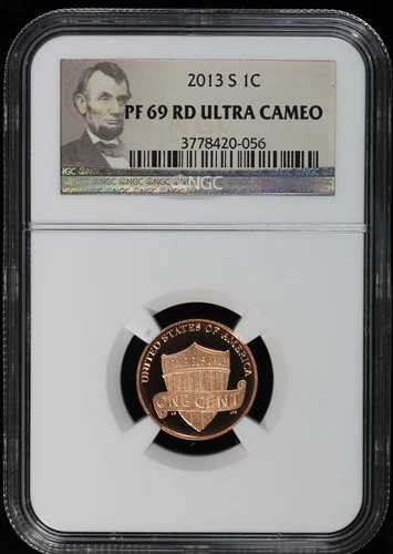 2013-S Lincoln Cent - NGC PF-69 RD Ultra Cameo                         TQ3304/JS