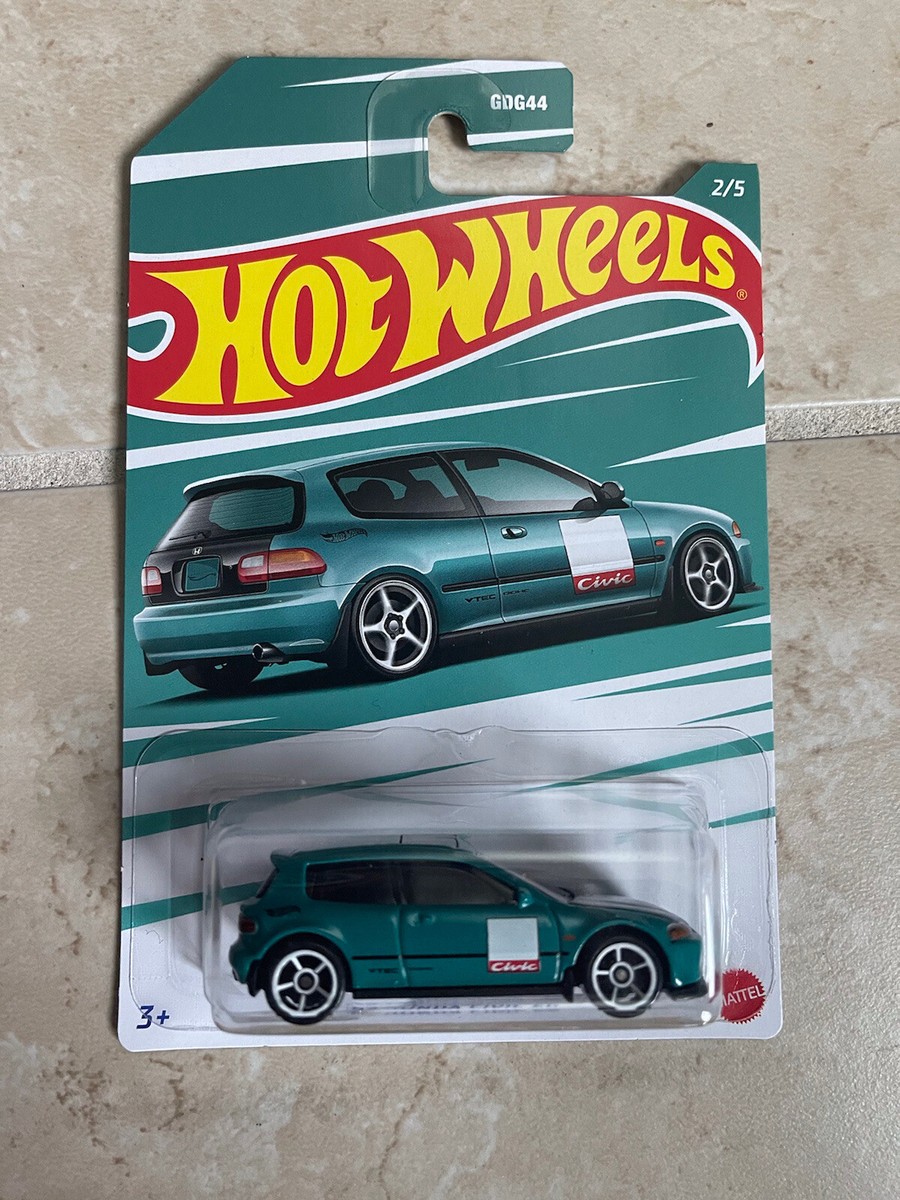 Hot Wheels ホンダ シビック 5セット HONDA CIVIC CUSTOMのレビュー！EGシビックのFFドラッグレーサー