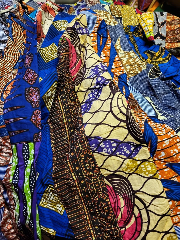 afrikanischer Stoff, Patchwork 1Meter - Bild 2 von 2