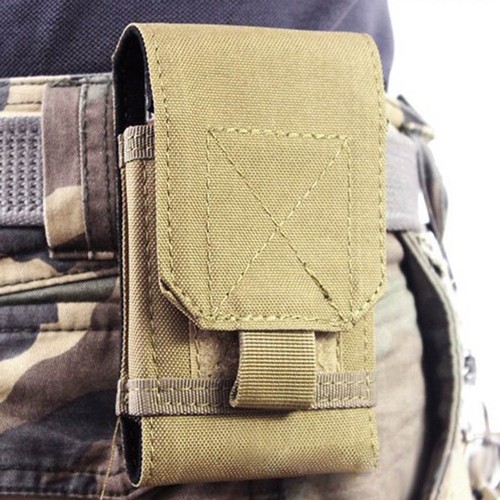 Universal Tactical Army Bag Mobile Phone Belt Loop Hook Cover Case Pouch Holster - Picture 2 of 18