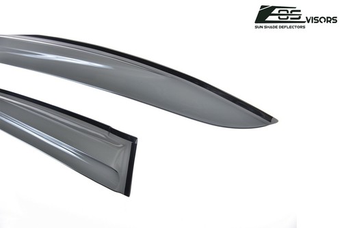 Para 06-11 Civic Sedán 4 puertas | JDM Mugen II viseras de ventana lateral deflector de protección contra la lluvia - Imagen 12 de 12