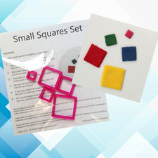 Small Square Icing Cutter Set Of 5 for Cake Decorating & Crafting