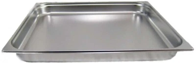 AcMax GN 2/1 Gastronormbehälter GN Behälter Edelstahl 18,4 Liter Tiefe 65 mm Gas