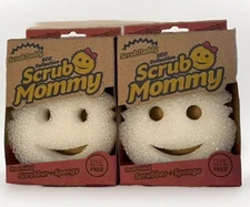 Scrub Daddy Eco Collection Scrub Mommy Dual-Sided Scrubber + Sponge Dye Free 2pk