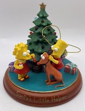 The Simpsons Illuminated Christmas Ornament SANTA'S LITTLE HELPER w/tag