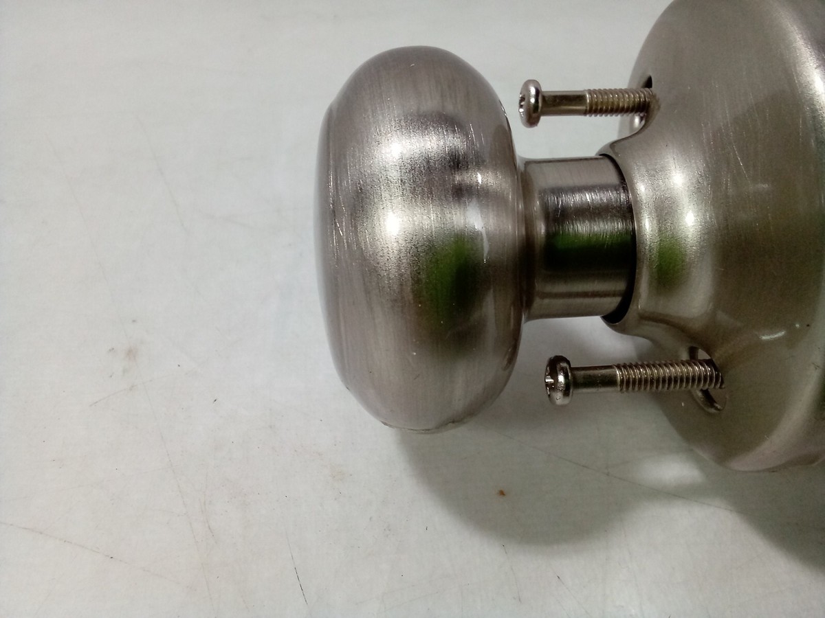 27642 Passage Door Knob Set, Silver Color | eBay